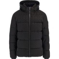 Guess - Monogram Puffa Jacket - Zwart