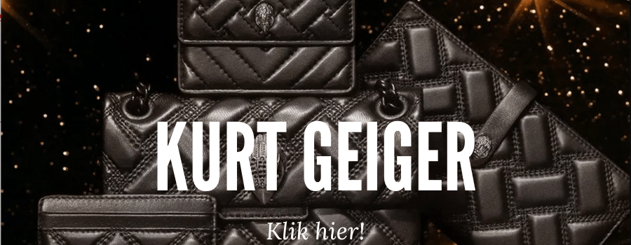 Zwarte Kurt Geiger dames tassen; shop nog meer collectie bij Herman Schoenen.